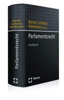 Parlamentsrecht: Handbuch 3832969500 Book Cover