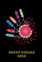 Happy Diwali 2019: Thoughtful Diwali Gift, Lined Blank Notebook, Mandala Back Cover, 6 x 9, 120 White Color Pages, Matte Finish Cover 1691398047 Book Cover