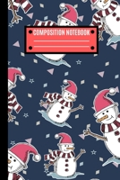 Composition Notebook: 6 X 9 Blank Lined Christmas Notebook | Christmas Journal To Write School Notes, Personal Logbook or To-Do List Book 1671887441 Book Cover