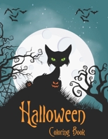 Halloween Coloring Book: Halloween coloring books for kids ages 3-4-5-6-7-8-9-10. Halloween gifts for Son, Daughter. Kids Halloween craft. Halloween crafts for kids. (Halloween gifts for children). B08HS3Y37B Book Cover