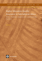 Higher Education Quality Assurance in Sub-Saharan Africa: Status, Challenges, Opportunities, and Promising Practices 0821372726 Book Cover