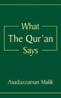 What the Qur'an Says 1434315762 Book Cover