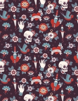 Tattoo: Sketchbook for Tattoo Ideas - 110 Blank Numbered Pages (55 Sheets) for Drawing, Doodling & Sketching - 8.5x11 Large 1707894396 Book Cover