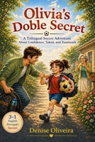 Olivia’s Double Secret: A Trilingual Soccer Adventure About Confidence, Talent, and Teamwork (Bedtime Story: 3 Languages in 1 Book: English - Portuguese - Spanish) B0GRQ3S7VS Book Cover