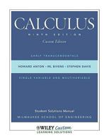 Calculus Custm Edition 0470565039 Book Cover
