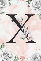 X: Cute Initial Monogram Letter A Gratitude and Daily Reflection Journal For Mindfulness and Productivity A 120 Day Daily Gratitude Journal with Marble Pattern with White Flower Framed Print 1661122604 Book Cover