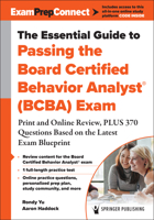 Essential Guide to Passing the Board-certified Behavior Analyst Exam 0826186289 Book Cover