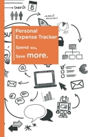 Personal expense tracker: Expense tracker bill organizer notebook to manage personal finance (120 pages 6 x 9'') Finance Journal planning workbook 1676473777 Book Cover
