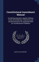 Constitutional Prohibition 1145437257 Book Cover