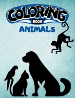 COLORING BOOK. ANIMALS: ANIMALS COLORING BOOK FOR KIDS B0C1J3MZZX Book Cover