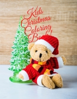 Kids Christmas Coloring Book!: Kids Merry Christmas Coloring Book! B0962N5K23 Book Cover