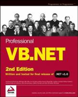 Professional VB.NET 1861007167 Book Cover