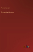 Grammaire Birmane (French Edition) 3385017971 Book Cover