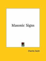 Masonic Signs 1425341071 Book Cover