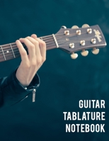 Guitar Tablature Notebook: Lines and Chord Boxes Lined Ruled Paper Lyrics Blank Notes Chords Guitarists Sheet Guitar Tablature Book Music Journal for ... Staff TAB Lyric Musicians Lovers Students 167572430X Book Cover