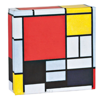 Piet Mondrian Mini FlipTop Notecards with Magnetic Closure, museum quality greeting cards for all occasions 1623257263 Book Cover