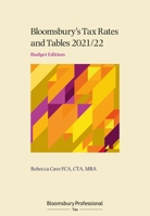 Tax Rates and Tables 2021/22: Budget Edition 1526520117 Book Cover