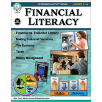 Mark Twain Financial Literacy Workbook, Grades 6-8+ Financial Literacy Books, Economics Workbook Covering Financial Literacy for Kids in Middle School, Economics Classroom or Homeschool Curriculum 1622239091 Book Cover