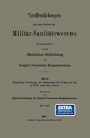 Entstehung, Verhutung Und Bekampfung Des Typhus Bei Den Im Felde Stehenden Armeen 3662343045 Book Cover
