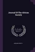 Journal of the African Society... 1377171434 Book Cover