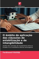 O âmbito de aplicação das cláusulas de estabilização e de intangibilidade 6206280543 Book Cover