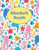 Oceanhemed Sketch Book for Kids 100 Pages of 8.5"x11" Blank Paper for Drawing, Doodling, and Sketching 1071302043 Book Cover