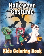 Halloween Costume Kids Coloring Book B0C79NPB1R Book Cover