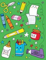 Smiley Supplies Sketchbook: Jumbo Drawing Pad For Sketching, Doodling And Coloring 1979663599 Book Cover