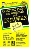 Quattro Pro 6 for Windows for Dummies Quick Reference 1568841728 Book Cover