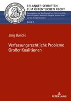 Verfassungsrechtliche Probleme Gro�er Koalitionen 3631791704 Book Cover