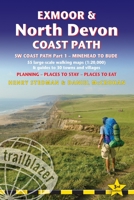 Exmoor & North Devon Coast Path: British Walking Guide: SW Coast Path Part 1 - Minehead to Bude: 55 Large-Scale Walking Maps 1912716240 Book Cover