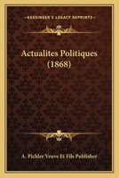 Actualita(c)S Politiques 2013742975 Book Cover