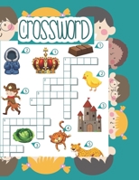 Crossword: Large easy to print crosswords for kids B08SYL9FJ6 Book Cover