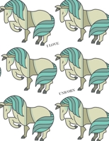 I Love Unicorn: Sketchbook 120 Pages 1677345942 Book Cover