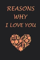 Reasons why i love you: valentine's day notebook journal, happy valentines day gift/happy valentines day notebook, valentines day notebook husband /girlfriend, boyfriend, dad, mom, wife, friends, stud 1660825156 Book Cover