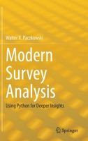 Modern Survey Analysis: Using Python for Deeper Insights 3030762661 Book Cover