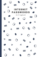 Internet Passwords A-Z Logbook: A Bespoke Organizer with 312 Spaces (6 X 9) 1656661276 Book Cover