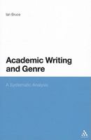 Academic Writing and Genre: A Systematic Analysis 1441103082 Book Cover