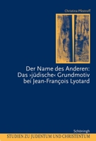 Der Name Des Anderen: Das Jüdische Grundmotiv Bei Jean-François Lyotard 3506701274 Book Cover