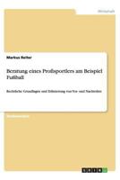 Beratung eines Profisportlers am Beispiel Fußball 3656452776 Book Cover