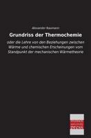 Grundriss Der Thermochemie 3955622541 Book Cover