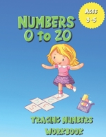 Number 0-20 Tracing Numbers Workbook: Practice & Counting activity book For Children Ages 3 - 5, B087SJRC54 Book Cover
