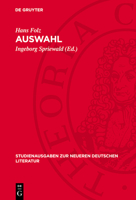 Auswahl 3112709527 Book Cover