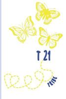 T 21 TRIBE: Down Syndrome Awareness Blank Dot Lined Journal. Pastel Coloured Covers on Composition Book To Sketch and Write In, 6 by 9 inches (12) 1798227762 Book Cover