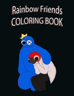 Rainbow Friends Coloring Book: A fun large print halloween Rainbow Friends Coloring B0BJBZDVLR Book Cover