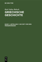 Beloch Griech Gesch 1 1 ND 3110004275 Book Cover