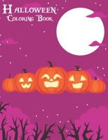 Halloween Coloring Book: Halloween coloring books for kids ages 3-4-5-6-7-8-9-10. Kids Halloween craft. Halloween crafts for kids. Halloween Gifts for Son, Daughter. Halloween gifts for students. B08HS5KCF4 Book Cover