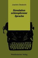 Simulation Schizophrener Sprache 3531119087 Book Cover