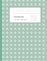 5x5 graph paper: Graph Paper Composition Notebook 100  Numbered pages/ 9.69 in. x 7.44 in.  Quad Ruled 5x5 Composition Notebook 1692313746 Book Cover