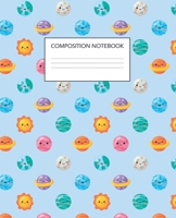 Composition Notebook: Wide Ruled Lined Paper / Planets Cover 1660496411 Book Cover